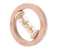 Mxshc Sonajero de Lluvia de Madera para Bebés - Musical Sensorial para la Estimulación Auditiva | Juego para Desarrollo de Coordinación Visual de Niños y Niñas