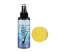 Mxshc Spray antivaho para gafas de natación, 100 ml, portátil, antivaho con revestimiento hidrofóbico, repelente al agua de vidrio para gafas, gafas de natación y espejos retrovisores