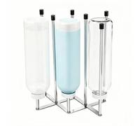 MxSplorion Soporte para botellas SodaStream, escurridor de botellas plegable, de acero inoxidable, antideslizante, resistente al agua, escurreplatos para varias botellas y tazas
