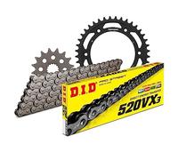 MXT Juego de Cadena Did de Acero 520 VX3/118 sin Fin para KTM LC4 EXC EGS SX Enduro 620/640 CCM año de fabricación 1997-2007