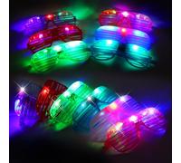 MXTIMWAN 12 Piezas Gafas Luminosas LED, Gafas LED Parpadeantes para Fiestas, Gafas Luminosas LED Gafas de Neón para Fiestas de DJ, Fiestas De CumpleañOs, Concierto, Carnaval