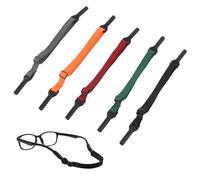 MXTIMWAN Cordón Elástico Ajustable Para Gafas, 5 Piezas Correas Antideslizantes Para Gafas, Correa Elástica de Retención de Gafas, Correa Ajustable Para Gafas, Para Mujer Hombre Niños