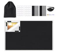 MXTIMWAN Estor Opaco Sin Taladrar 300 X 150 cm, Tela Oscurecedora Ventana Portátil, Cortadas a Cualquier Tamaño, Estores Opacose Adhesivos para Dormitorio, Oficina, Claraboyas