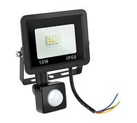 MXTIMWAN | Foco LED Exterior - LED Foco Exterior con Sensor Movimiento - 6500K Blanco Frío Floodlight, Casa, Garaje, Patio, Terraza, Campo