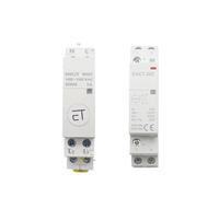 MXXDMOPD 1 contactor Auxiliar Inteligente WiFi con Temporizador, CA 220 V, CC 24, Interruptor Modular for riel doméstico, 16 A, 20 A, 25 A, 40 A, 63 A(2p DC 24v,16A-2NC)