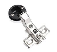 MXXDMOPD 1 Uds. Bisagra de Puerta, Utilizada for armarios de Cocina, Puertas de Vidrio for el hogar, gabinetes de Vino, bisagras de ferretería for el hogar de 26mm(Medium Curved)