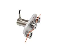 MXXDMOPD Cable de Carga torsión pesaje, polea 3 rieles, transductor tensión, celda, Sensor Fuerza, medición tracción, 100 N/500 N, Acero Inoxidable(100KG)