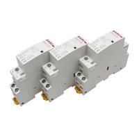 MXXDMOPD Contactor CA Modular for Uso doméstico, 2P, 16/20/25A, 1NO, 1NC, 2NO, 2NC, 220 V, 230, 50/60 Hz, Montaje en riel DIN(2p 25a 1no 1nc)
