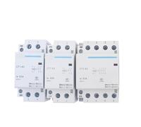 MXXDMOPD Contactor de Arranque CA doméstico CT1 CT1-63, 32 A, 40 A, 63 A, 4 Pines, 220 V, 230, 50 o 60 Hz, for riel DIN, 1 Unidad(2NO2NC-32A)