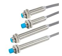 MXXDMOPD Interruptor de proximidad inductivo M8 3 Cables IP68 5 Piezas, Respuesta rápida, Sensor Carcasa Cobre Personalizado, Largo y Corto(1.5mm -Flush,LML08 -Long-NPN NC)