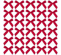 MXXIPP 35pcs Mini Bows Bows para artesana Pequea cinta de satn Bow Softknot Accesorios de costura para flores Bakery Regalo Retting Fiesta de cump