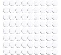 Mxxipp 80 almohadillas de fieltro de repuesto para aromaterapia, 17 mm, sin perfume, pastillas de repuesto para difusor de coche, color blanco