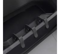 MXYUANHANG 3 Piezas Separador de Ranura de Puerta para FIAT Panda dal 2003 al 2012, Panel Organizador de Almacenamiento Clip Accesorio Flexible,Black