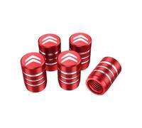 MXYUANHANG 5 Piezas Tapa de Válvula de Neumático para Citroen Berlingo II 2012-2015, Tapas para Válvulas De Neumáticos Tapones para válvula,Red
