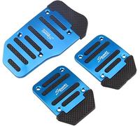 MXYUANHANG Cubiertas de Pedales de Coche para Ford Ranger 2016-2022 2023 2024, Almohadillas de Pedal de Coche de Metal para Frenos,Blue-Manual Transmission