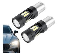 MxyVrix 2 pcs Par de Luces Diurnas LED DRL Compatible con Fiat Panda 2012-2022, Bombillas LED P21W BAY15D de Alta Luminosidad y Bajo Consumo, Fácil Instalación