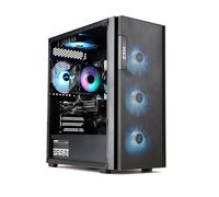 MXZ Gaming PC de sobremesa, I5 12400F 4.4GHz, RTX4060, 16GB DDR4 3200, NVME 500GB SSD, ventiladores 6RGB, Win 11 Pro Ready(I5 12400F | RTX4060)