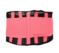 Mxzzand Soporte Cinturón de Ejercicio Cinturón elástico Doble Cinturón de Cintura Transpirable Cinturón Deportivo 2 Colores para Usar a Diario(Pink)