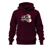 My 1st Christmas First Christmas - Sudadera con capucha unisex, granate, XXL