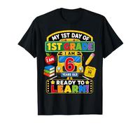 My 1st Day of Pre-K 4 Years Old Back To School Bus Camiseta