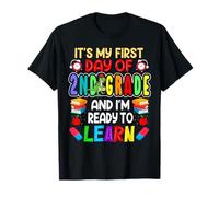 My 1st Day of Second Grade Boys Girls First Day of 2nd Grade Camiseta