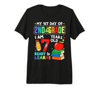 My 1st Day of Second Grade Boys Girls First Day of 2nd Grade Camiseta Premium