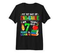 My 1st Day of Second Grade Boys Girls First Day of 2nd Grade Camiseta Premium