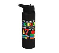 My 1st Day of Second Grade Boys Girls First Day of 2nd Grade Stainless Steel Insulated Water Bottle