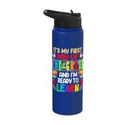 My 1st Day of Second Grade Boys Girls First Day of 2nd Grade Stainless Steel Insulated Water Bottle