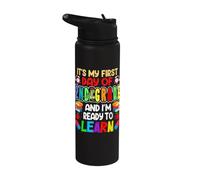 My 1st Day of Second Grade Boys Girls First Day of 2nd Grade Stainless Steel Insulated Water Bottle