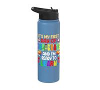 My 1st Day of Second Grade Boys Girls First Day of 2nd Grade Stainless Steel Insulated Water Bottle