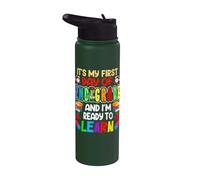 My 1st Day of Second Grade Boys Girls First Day of 2nd Grade Stainless Steel Insulated Water Bottle