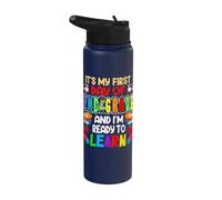 My 1st Day of Second Grade Boys Girls First Day of 2nd Grade Stainless Steel Insulated Water Bottle
