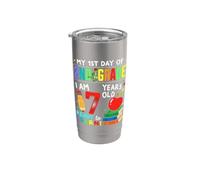 My 1st Day of Second Grade Boys Girls First Day of 2nd Grade Vaso térmico de acero inoxidable de doble pared
