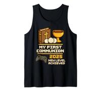 My 1st First Communion 2025 Boys Girls Controller Videojuego Camiseta sin Mangas