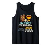 My 1st First Communion 2025 Boys Girls Controller Videojuego Camiseta sin Mangas