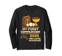 My 1st First Communion 2025 Boys Girls Controller Videojuego Manga Larga