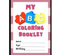 My ABC Coloring Booklet - Cute Pink Style | A to Z Fun Learning Worksheets for Kids Ages 3-6
