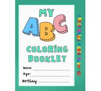 My ABC Coloring Booklet Worksheet in Pink Cute Style: My ABC Coloring Booklet