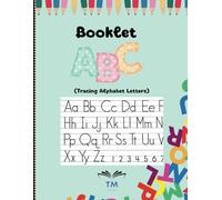 MY ABC Tracinge Letters bookleet worksheet in colorful cute style 52 page for children and beginners: ABC handwriting practice and Pen control for preschoolers