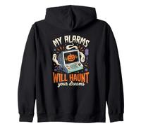 My Alarms Will Haunt Your Dreams - Camiseta Divertida de Halloween para Enfermera Sudadera con Capucha