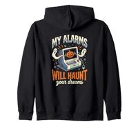 My Alarms Will Haunt Your Dreams - Camiseta Divertida de Halloween para Enfermera Sudadera con Capucha