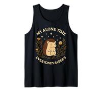 My Alone Time Everyones Safees Hedgehog Quote Camiseta sin Mangas