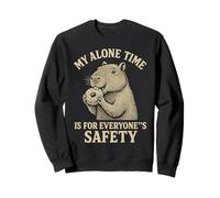 My Alone Time Is For Everyones Safety Capybara Sudadera