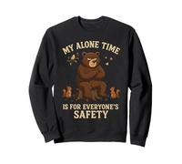 My Alone Time Is For Everyones Safety Grumpy Bear Sudadera