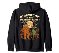 My Alone Time Is For Everyone's Safety Halloween Sudadera con Capucha