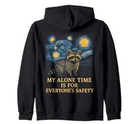My Alone Time Is For Everyone's Safety Raccoon Sudadera con Capucha