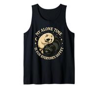My Alone Time Is For Everyone's Saffey Raccoon Camiseta sin Mangas