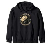 My Alone Time Is For Everyone's Saffey Raccoon Sudadera con Capucha