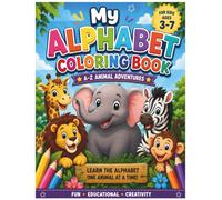My Alphabet Coloring Book: A-Z Animal Adventures